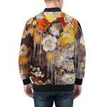 Bomber Jacket Colorful Floral Patterns