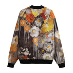 Bomber Jacket Colorful Floral Patterns