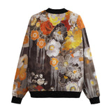 Bomber Jacket Colorful Floral Patterns
