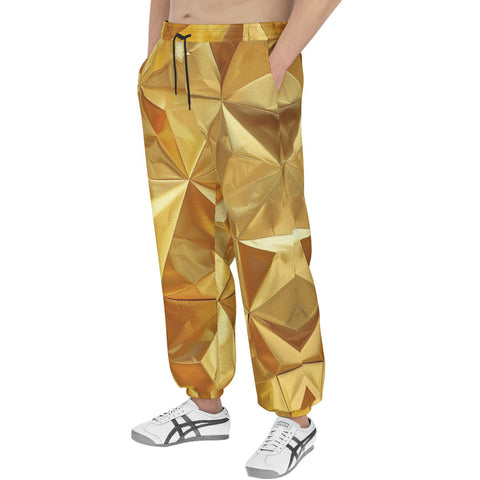 Men's Sweatpants Golden Polygons