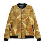 Bomber Jacket Golden Polygons