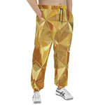 Men's Sweatpants Golden Polygons