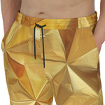 Men's Sweatpants Golden Polygons