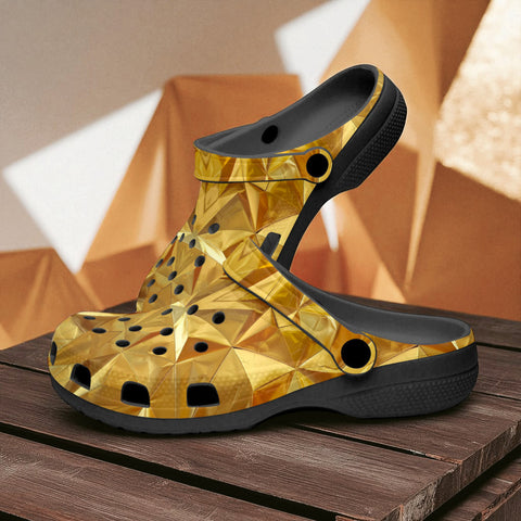 Classic Clogs Golden Polygons