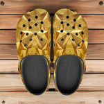 Classic Clogs Golden Polygons