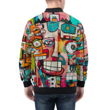 Bomber Jacket Golden Polygons (Copy)