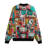 Bomber Jacket Golden Polygons (Copy)