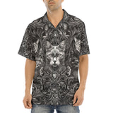 Hawaiian Shirt Gray Cats Collage