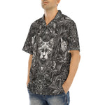 Hawaiian Shirt Gray Cats Collage