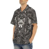 Hawaiian Shirt Gray Cats Collage