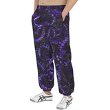 Men's Sweatpants Blue Octopus Tentacles