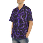 Hawaiian Shirt Blue Octopus Tentacles