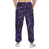 Men's Sweatpants Blue Octopus Tentacles