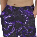 Men's Sweatpants Blue Octopus Tentacles