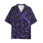 Hawaiian Shirt Blue Octopus Tentacles