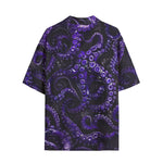 Hawaiian Shirt Blue Octopus Tentacles