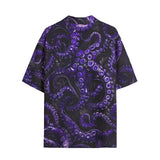 Hawaiian Shirt Blue Octopus Tentacles