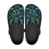 Classic Clogs Turquoise Octopus Art