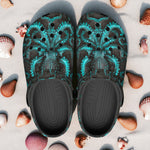 Classic Clogs Turquoise Octopus Art