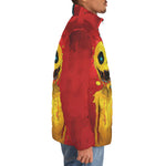 Down-Padded Puffer Jacket Colorful Melting Creepy Characters