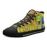 High-Top Canvas Shoes Colorful Melting Creepy Characters