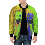 Bomber Jacket Colorful Melting Creepy Characters