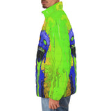 Down-Padded Puffer Jacket Colorful Melting Creepy Characters
