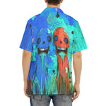 Hawaiian Shirt Colorful Melting Creepy Characters