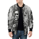 Bomber Jacket Gothic Skulls Skeletons Hearts