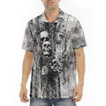 Men's Polo Shirt Gothic Skulls Skeletons Hearts