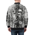 Bomber Jacket Gothic Skulls Skeletons Hearts