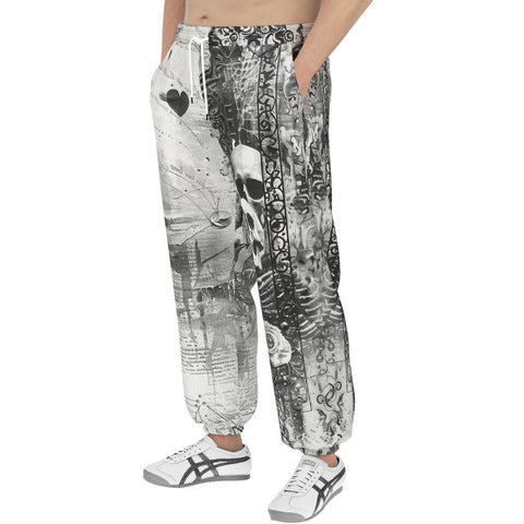 Men's Sweatpants Colorful Melting Creepy Characters