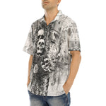 Hawaiian Shirt Gothic Skulls Skeletons Hearts