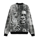 Bomber Jacket Gothic Skulls Skeletons Hearts