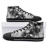 High-Top Canvas Shoes Halloween Artwork