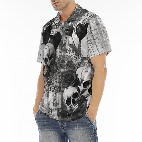 Men's Polo Shirt Halloween Artwork