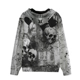 Men's Zip Up Hoodie Halloween Artwork