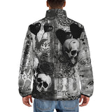 Down-Padded Puffer Jacket Halloween Artwork