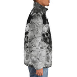 Down-Padded Puffer Jacket Halloween Artwork