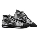 High-Top Canvas Shoes Halloween Artwork