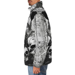 Down-Padded Puffer Jacket Halloween Artwork