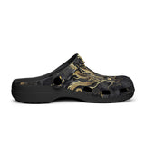 Classic Clogs Golden Chinese Dragon Art