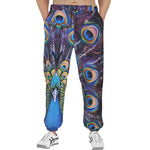 Men's Sweatpants Colorful Peacock Feathers