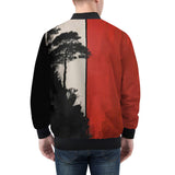 Bomber Jacket Minimalism Japanese Landscape Art