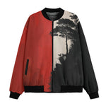 Bomber Jacket Minimalism Japanese Landscape Art