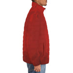 Down-Padded Puffer Jacket Minimalism Japanese Landscape Art