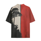 Hawaiian Shirt Minimalism Japanese Landscape Art