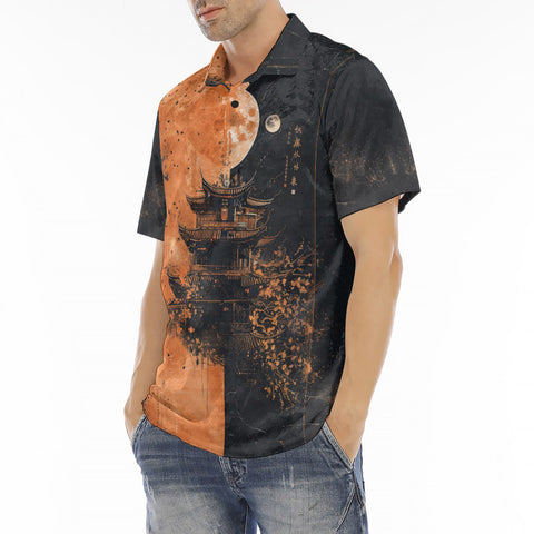 Men's Polo Shirt Mysterious Chinese Ancient Art