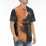 Men's Polo Shirt Mysterious Chinese Ancient Art