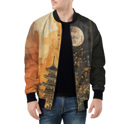 Bomber Jacket Mysterious Chinese Ancient Art